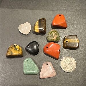 Vintage Loose Semi Precious Stones Beads
